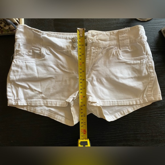 White Jean Shorts - Picture 6 of 6
